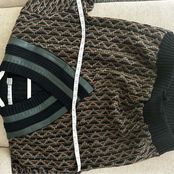 Vintage Chunky Preppy Pullover V-neck Grandpa Sweater by Index - Picture 6 of 7